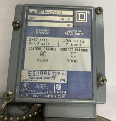 New | in-Stock SQUARE D 9012GAW-21 Miscellaneous Equipment (Electrical & Power) | Surplus Asset Holdings #1188317