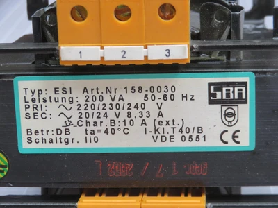 Used SBA _UNKNOWN_ Transformers Texas US | OCO Industrial #1680772