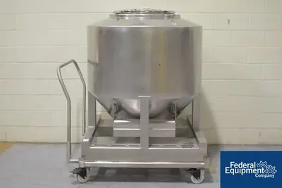 USED L.B. Bohle 950 Liter LB Bohle Bin, S/S