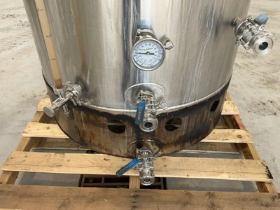 Used PSYCHO BREW DIRECT-FLAME BREW KETTLE/ MASH TUN 3.5BBL Cooking Kettles Michigan US | Miedema Asset Management Group #1580148