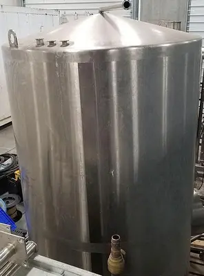 Tank, 600 Gallon, S/st, CIP spray ball, Vertical #A742998
