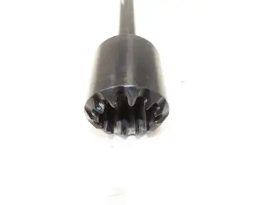 Linde 3355421001 Forklift Steering Wheel & Column W/Horn Removed From E18C-02