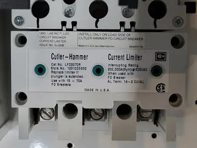 20/15A, 3 Pole, 600V Circuit Breaker HFD Bucket for Freedom 2100 MCC Frame
