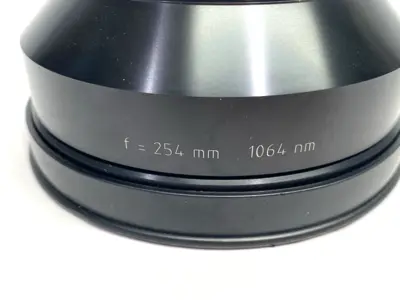 Used F-Theta Ronar LINOS Lens f=254mm 1064mm Optics Michigan US | Maverick Industrial Sales #1507269