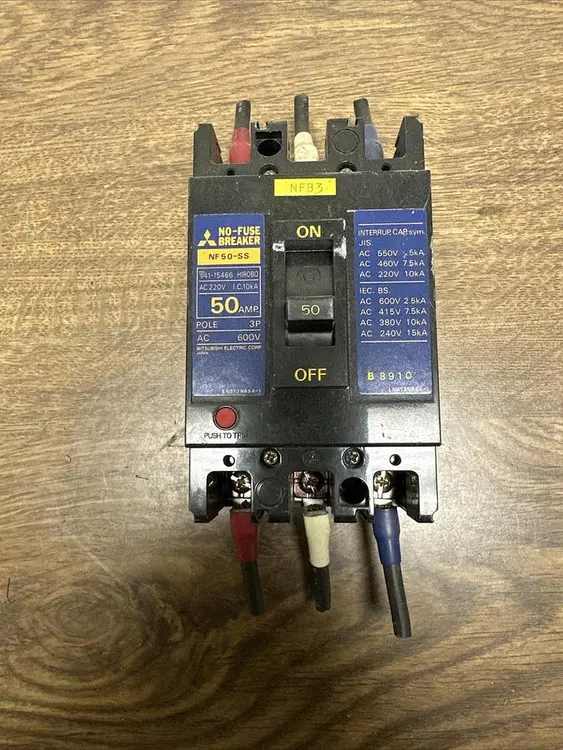 Used MITSUBISHI ELECTRIC NF50-SS Circuit Breakers | Surplus Asset Holdings #1189455