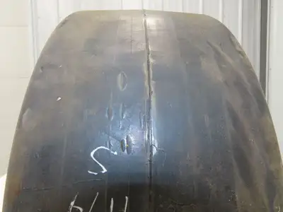 Forklift Tire 16-1/4x7x11-1/4 Smooth Press-on Black Rubber