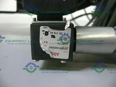 USED FLOWSERVE SERIES 39 120PSI PNEUMATIC ACTUATOR + POSITION MONITOR & 4" BALL VALVE