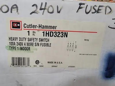 New | in-Stock CUTLER-HAMMER 1HD323N Switchgears British Columbia CA | Lenmark #243747