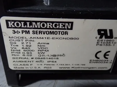USED KOLLMORGEN AKM41EEKCNDB00