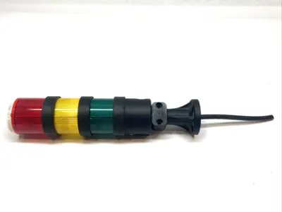 USED SCHNEIDER ELECTRIC HARMONY MULTICOLOR 3 STACK INDICATOR LIGHT TOWER