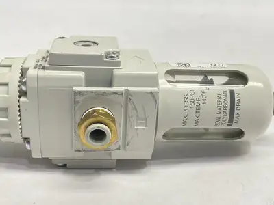 USED SMC PNEUMATIC FILTER REGULATOR 7-125PSI