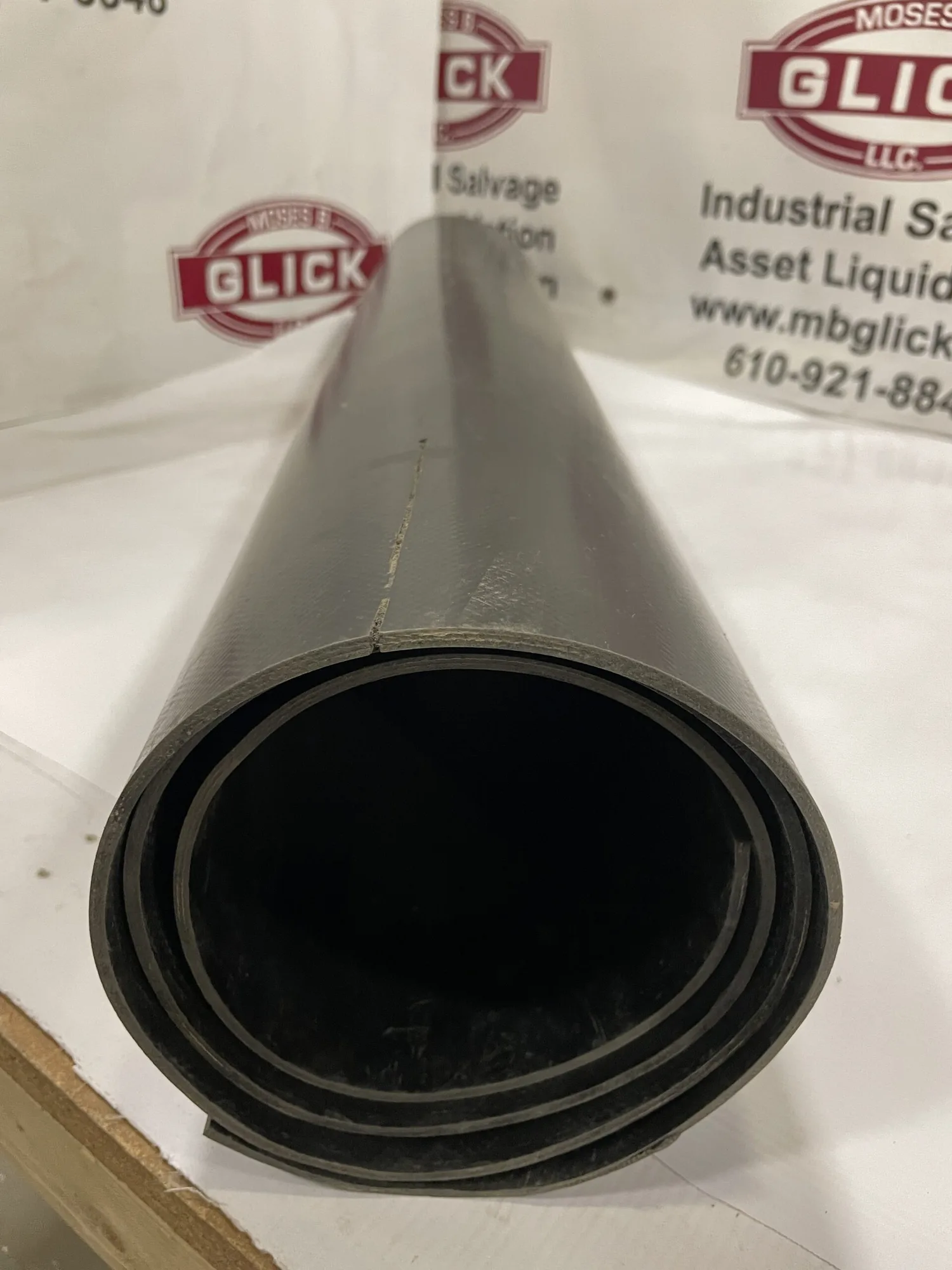 60″ x 36-1/2″ x 1/8″ 2-Ply Nylon Inserted Neoprene Rubber Sheet