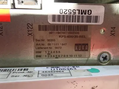 USED KUKA KPS600/200REL