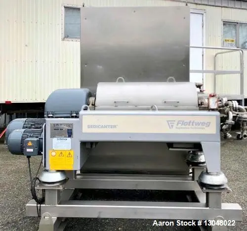 Used FLOTTWEG S3E-3/408 SEDICANTER Decanter Centrifuges Illinois US | Aaron Equipment #115352