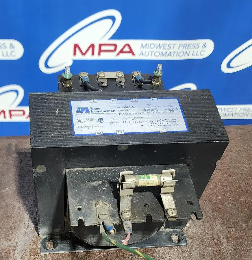 Used ACME TRANSFORMER TA-2-81217 Transformers Michigan US | Midwest Press and Automation #1302420