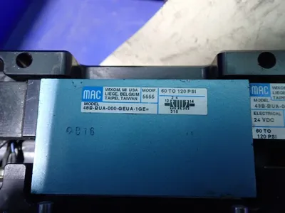 Mac Hydraulic Control Manifold Assembly , Pneumatic Solenoid Valve