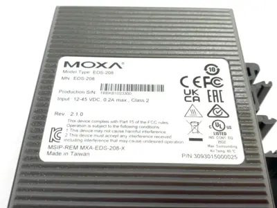 USED MOXA ENTRY-LEVEL UNMANAGED ETHERNET SWITCH 8-PORT