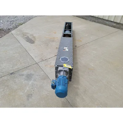 Used 9" dia. X 10'L Industrial Screw Auger Conveyor