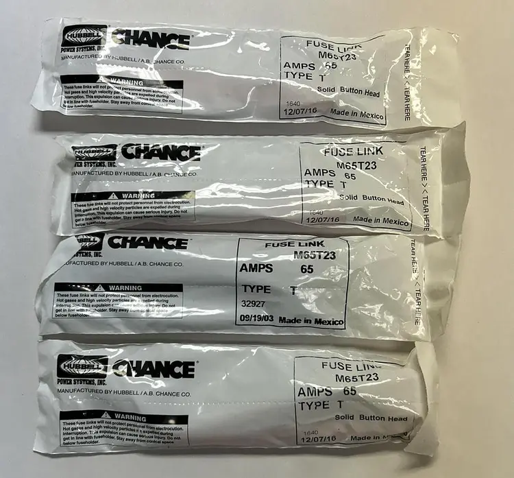New | in-Stock HUBBELL M65T23 Fuses Ohio US | Surplus Asset Holdings #1235063