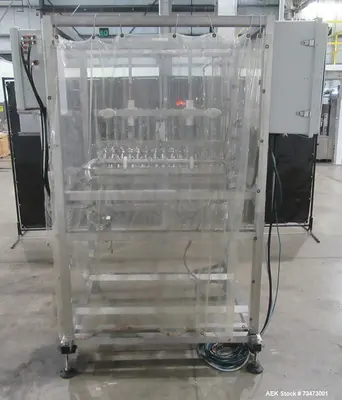 Used Inline Filling Systems 14-Head Automatic Inline Pressure Filler