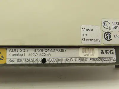 AEG Modicon ADU 205 AS-BADU-205 Analog Input Processor