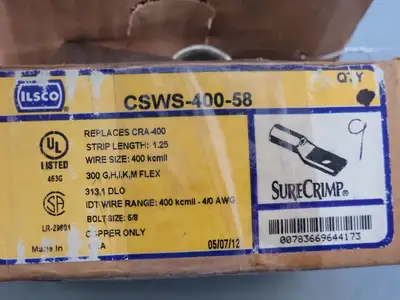 NEW ILSCO CSWS-400-58
