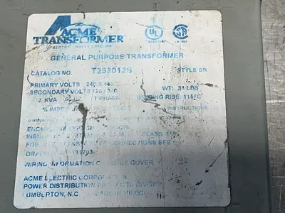Used ACME T253012S Transformers Ohio US | HGR 24 #1455354
