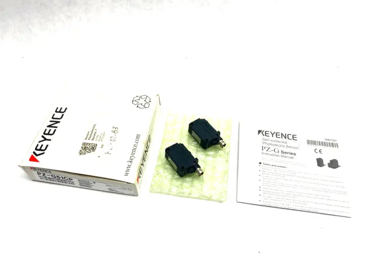 New | in-Stock KEYENCE Square Transmissive Thrubeam Sensor Set, M8 Connector Type Photoelectric Sensors Michigan US | Maverick Industrial Sales #1397620