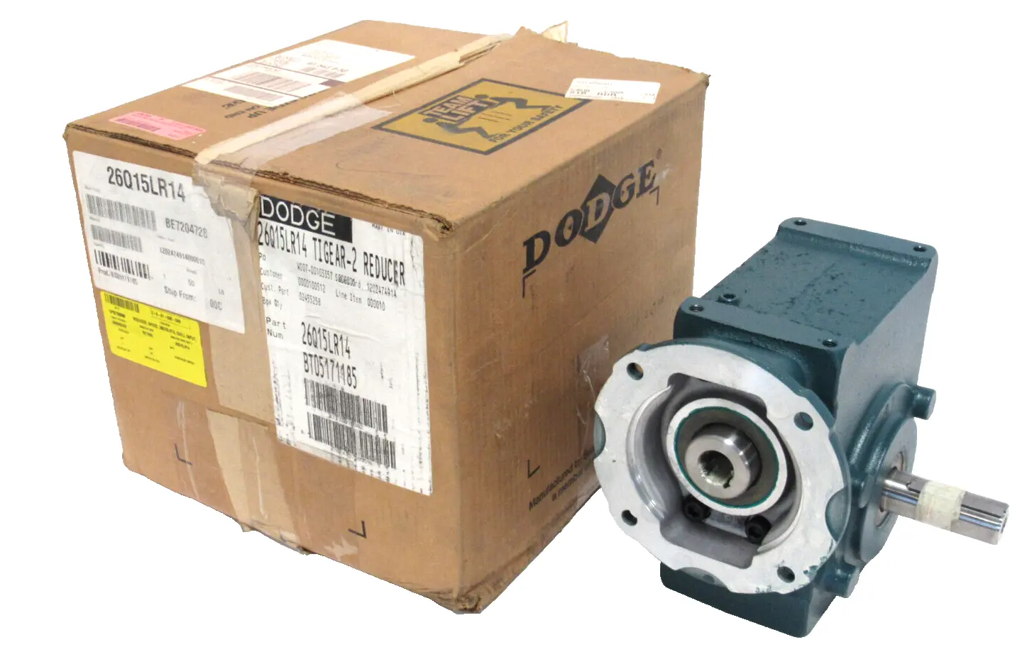 NEW BALDOR 26Q15LR14 GEAR REDUCER 15:1