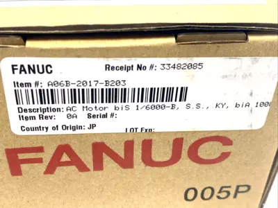 USED FANUC A06B-2017-B203