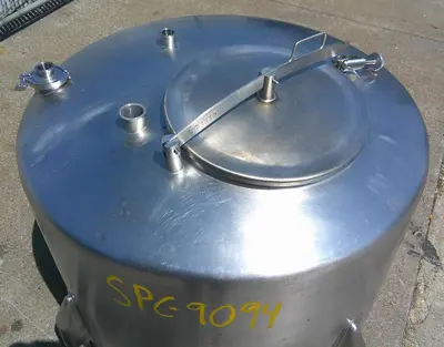 SPC9094  Tank 150 gallon vertical tank, Stainless Steel, flat