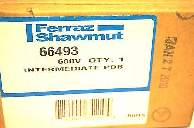 NEW FERRAZ SHAWMUT 66493 POWER DISTRUBUTION BLOCK 600V