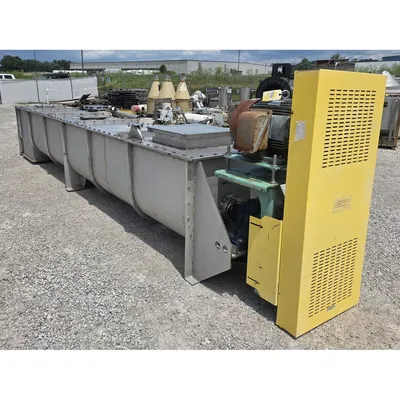 GEA Continuous Stainless Steel HeavyDuty Industrial Paddle Mixer Pug Mill Unused