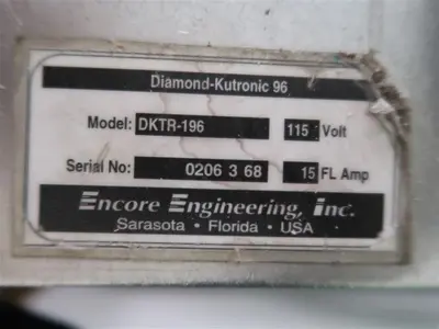 USED ENCORE ENGINEERING, INC. DKTR-196