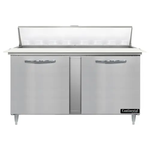 Continental D60N16C 60" Designer Line Sandwich/salad Prep Table W/ Refrigerated Base, 115v
