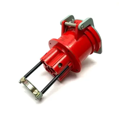 USED HUBBELL HEAVY DUTY IEC PIN & SLEEVE PLUG 3-PHASE 480VAC 60A