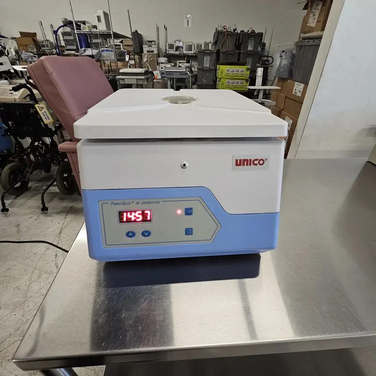 Used Unico Unico C8302 PowerSpin 3400RPM 110V HX Centrifuge 663546984304 Lab Centrifuges Texas US | PT Medical Technologies #1458877