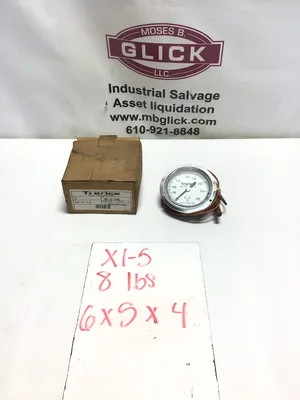 Trerice V80440 Dial Thermometer with Bronze Braid Armor Range 90-230C