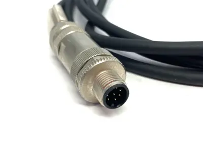USED KEYENCE POWER CABLE SINGLE ENDED, FOR MU SERIES FIELD ATTACHED CONNECTOR