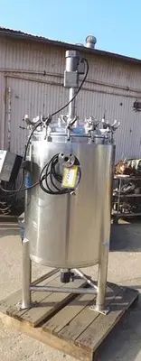 Reactor, 66 Gallon, 316L S/st, Agit, Jkt, 50 PSI, DCI, #S742356