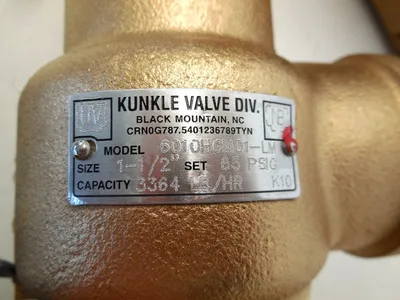 NEW KUNKLE 6010HGM01-LM RELIEF VALVE 6010HGM01LM0065