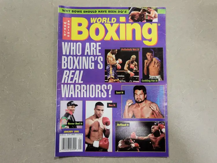 Used WORLD BOXING JANUARY 1995 Office Equipment British Columbia CA | Lenmark #266982