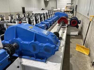 Customized Galvanized Steel Decking Sheet Roll Forming Machine in the USA