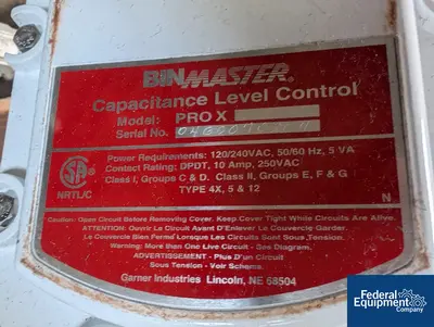 USED ANCASTER (2) Pneumatic Hopper Recivers, S/S