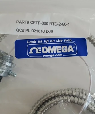 NEW OMEGA ENGINEERING CFTF-000-RTD-2-60-1