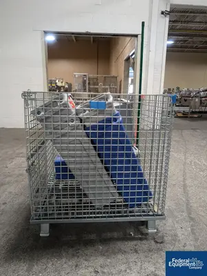 Unknown Lot of Plastic Bins in Cart