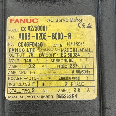 Used FANUC A06B-0205-B000-R Misc Industrial Equipment California US | Davliegogo LLC #1729345