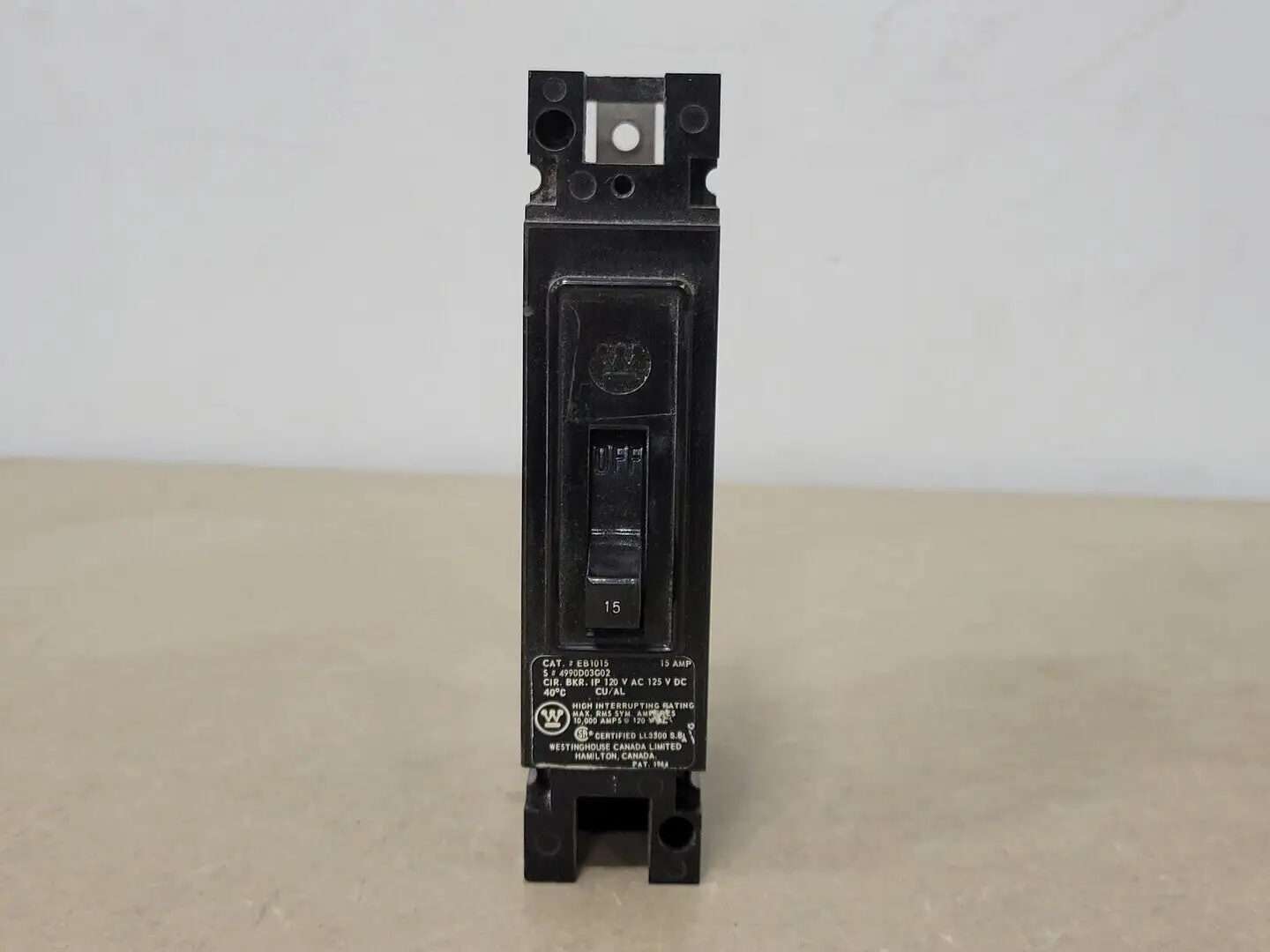 USED WESTINGHOUSE EB1015