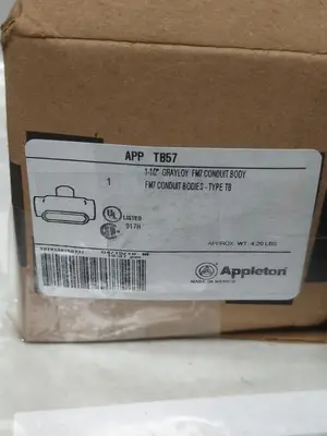 New | in-Stock APPLETON TB57 Miscellaneous Equipment (Electrical & Power) Ohio US | Surplus Asset Holdings #1240625
