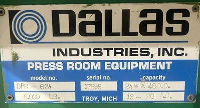 USED 1990 DALLAS DPR-624